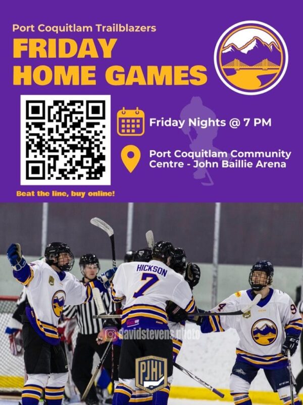 Experience the Excitement: Port Coquitlam Trailblazers’ Friday Night Hockey!