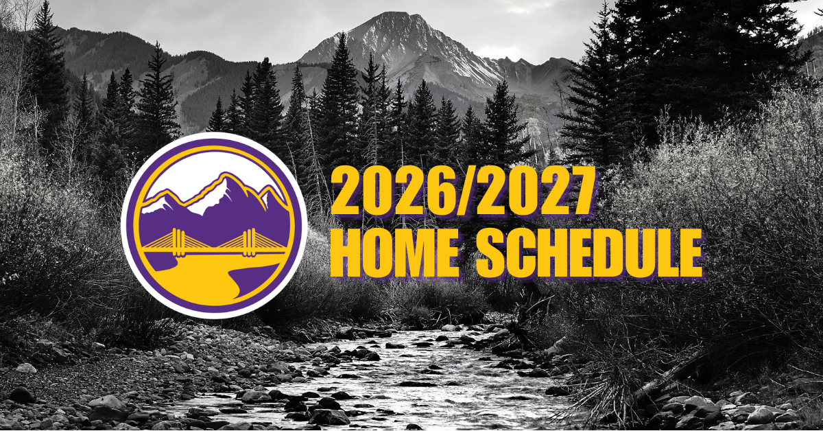 Home Schedule 2026/2027 Season